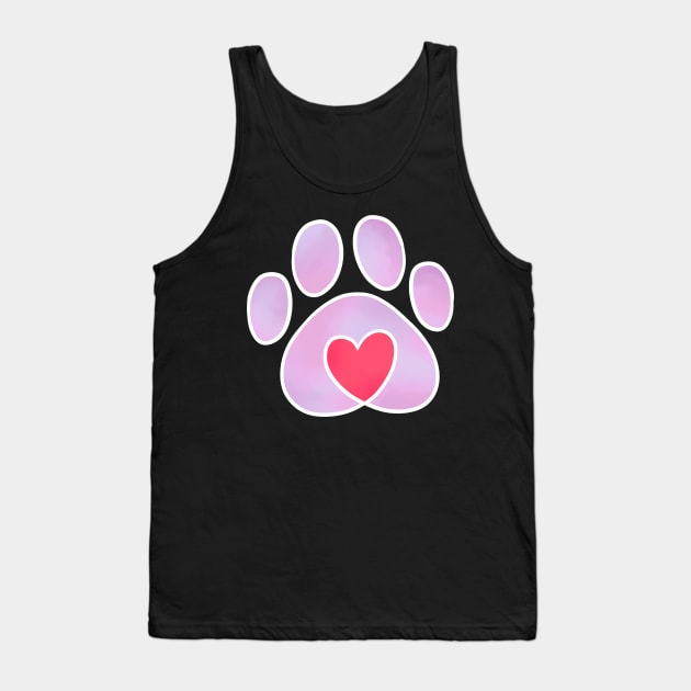 Pet Love Pink Tank Top by Saramation